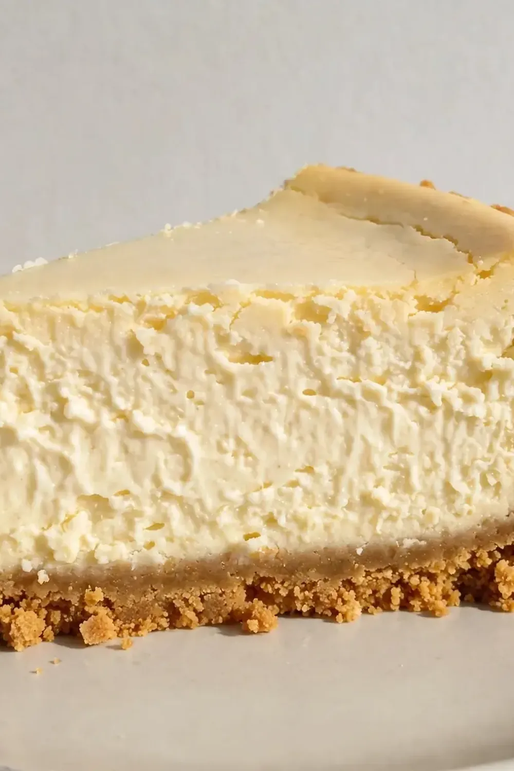 Classic New York Style Cheesecake (All-Butter Graham Crust)