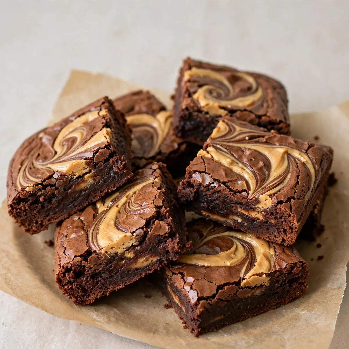 30-Min Peanut Butter Swirl Brownies for Busy Nights