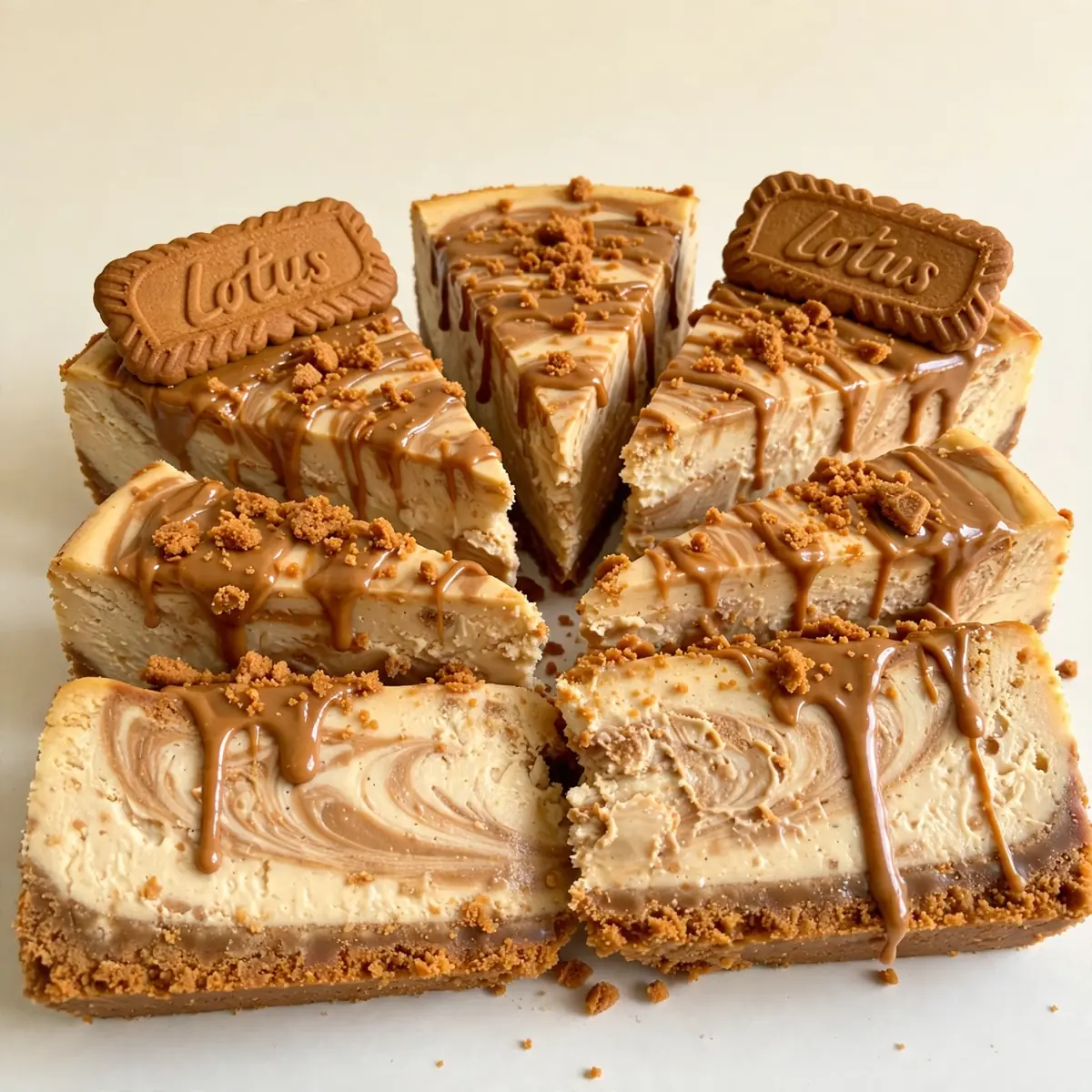 30-Min Prep Biscoff Cookie Butter Cheesecake