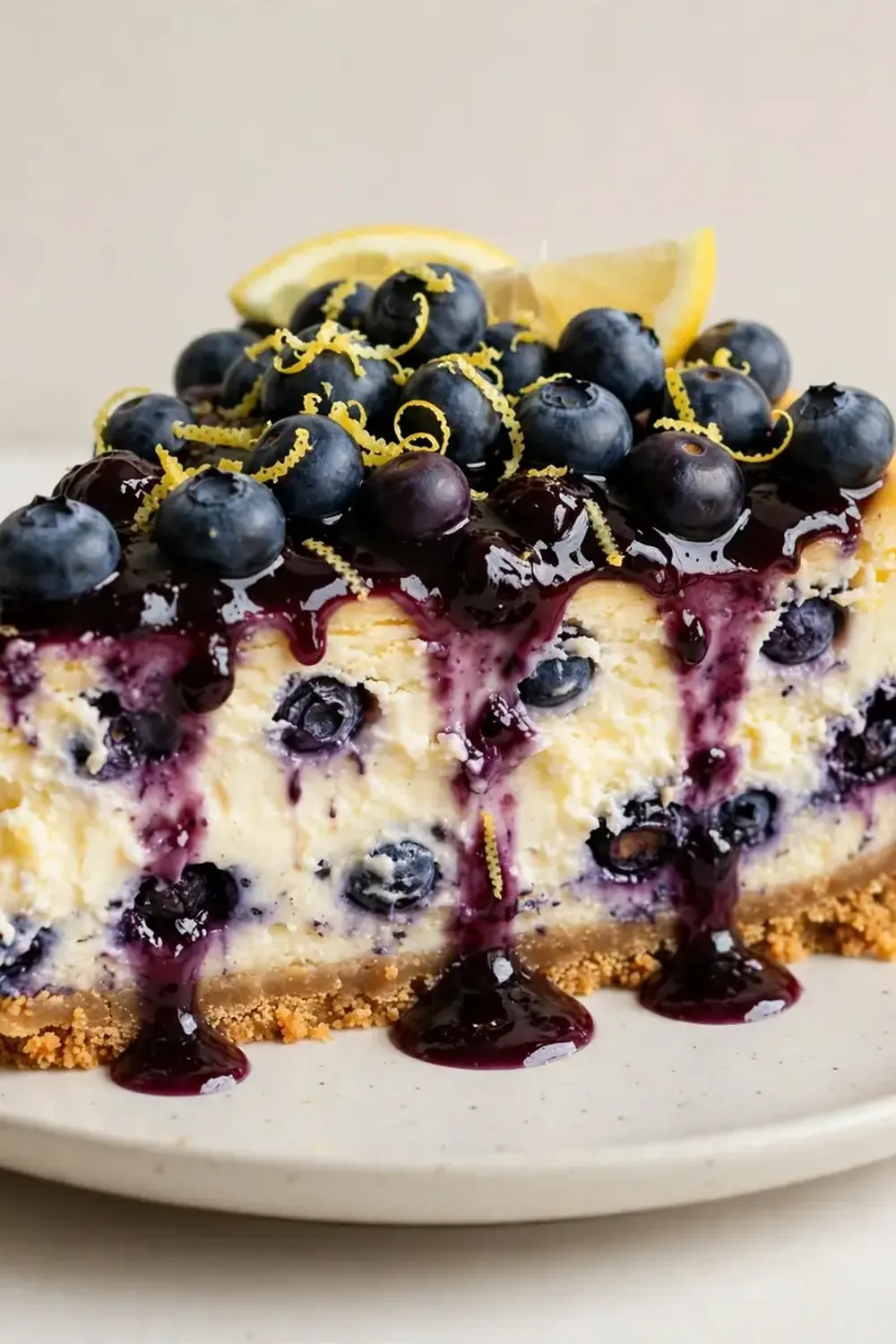 Lemon Blueberry Cheesecake