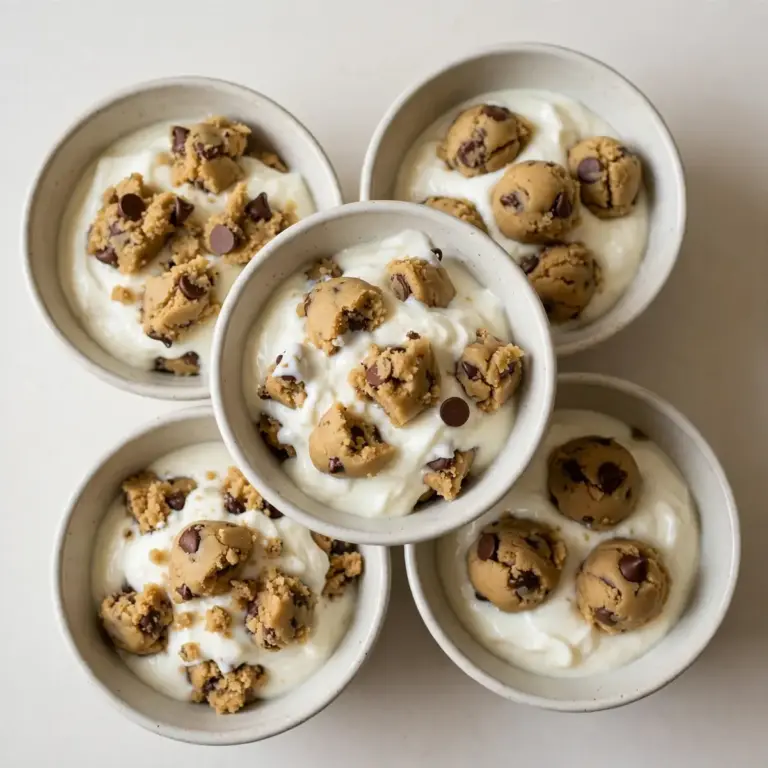5-Minute Cookie Dough Yogurt Bowl Dinner