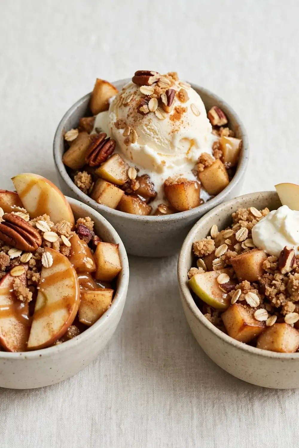 Deconstructed Apple Crisp Bowls