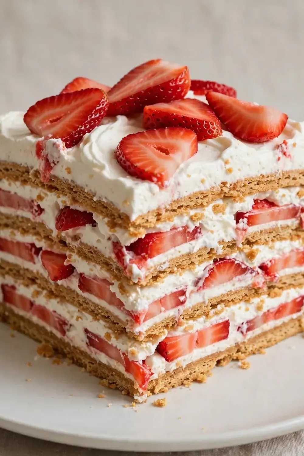 Classic Strawberry Icebox Cake