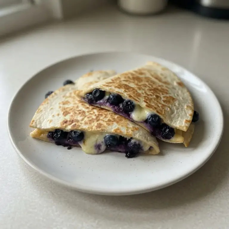 Blueberry Breakfast Quesadillas For A Fun Morning