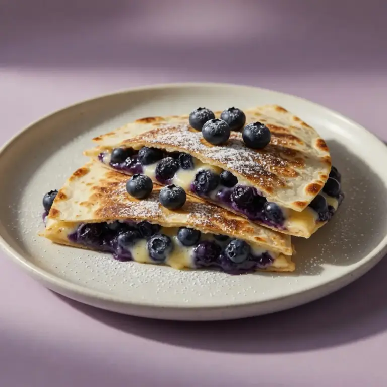 Blueberry Breakfast Quesadillas For A Fun Morning
