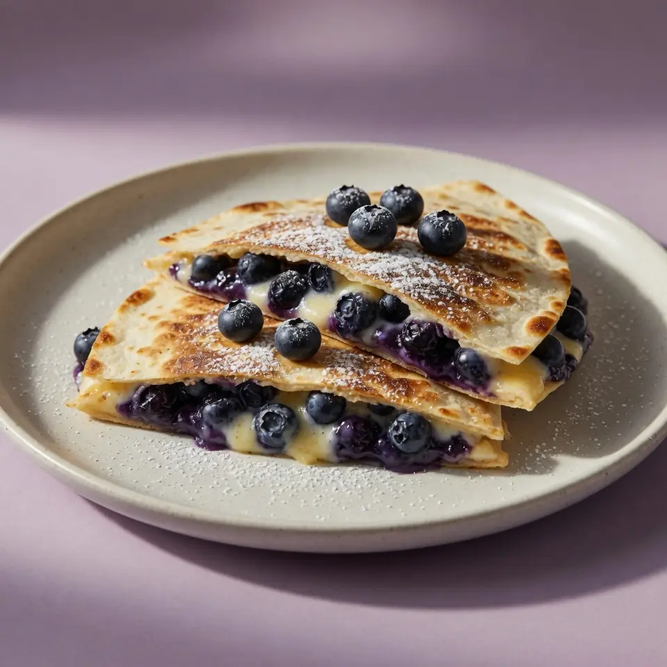 Blueberry Breakfast Quesadillas For A Fun Morning