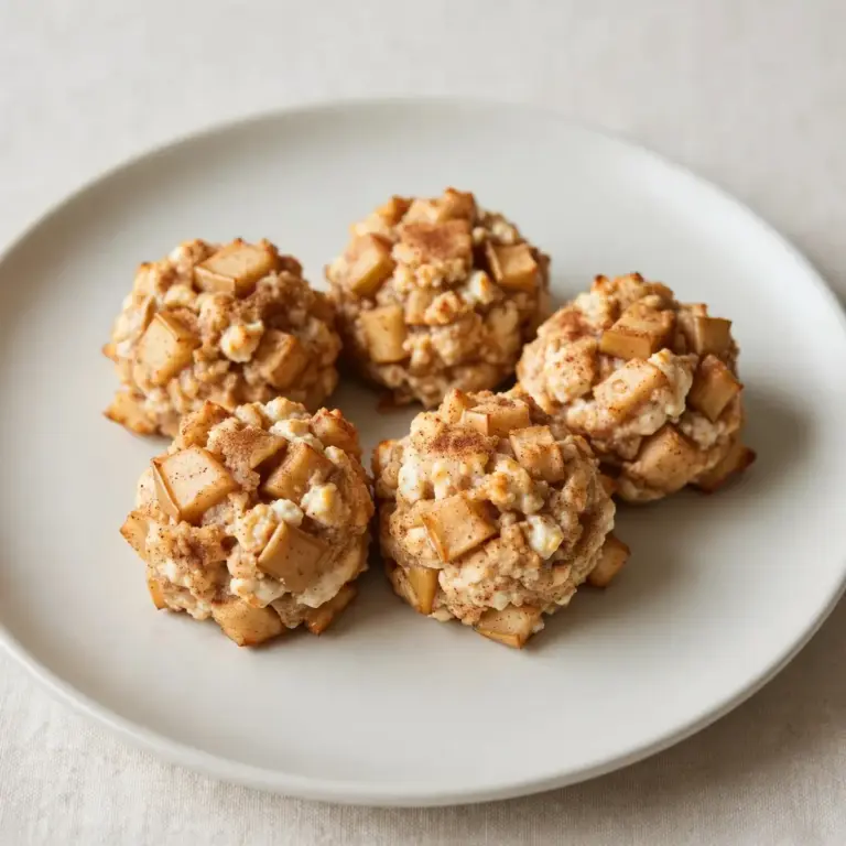Cinnamon Apple Cottage Cheese Bites Recipe