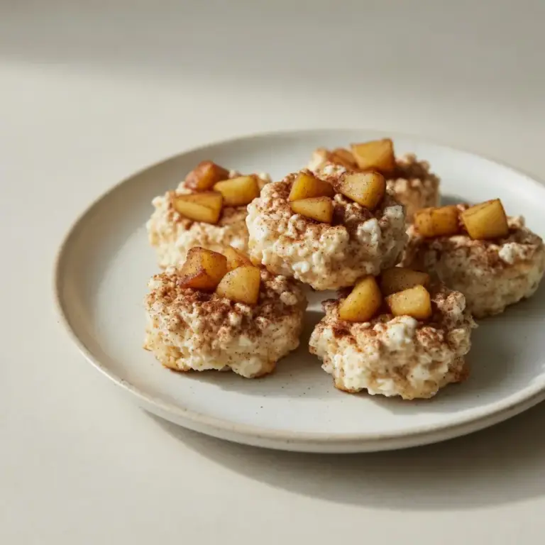 Cinnamon Apple Cottage Cheese Bites Recipe