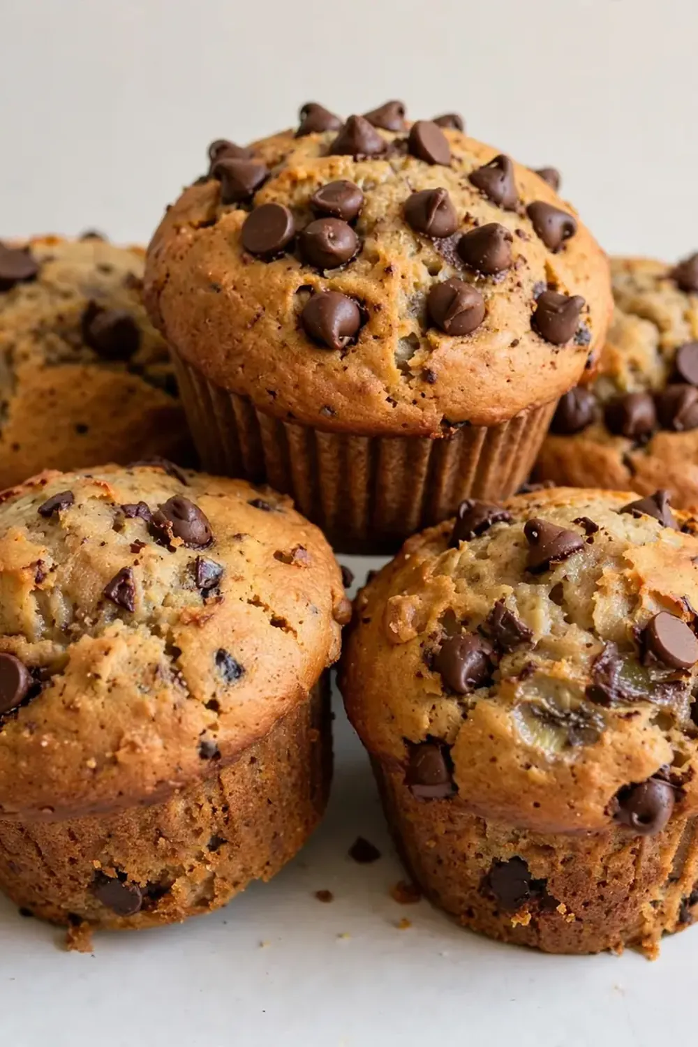 Classic Banana Chocolate Chip Muffins