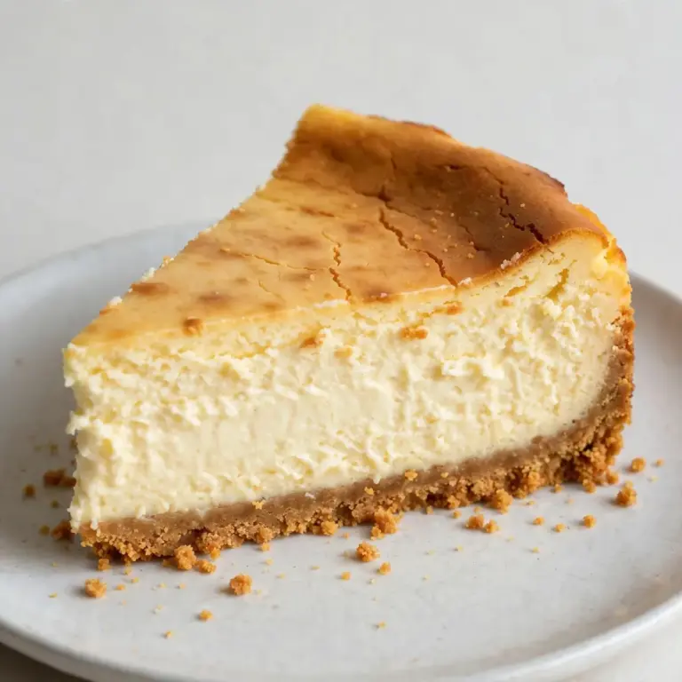 Classic New York Baked Cheesecake