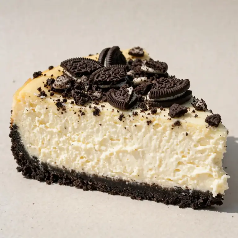 Classic Oreo Crust Cheesecake