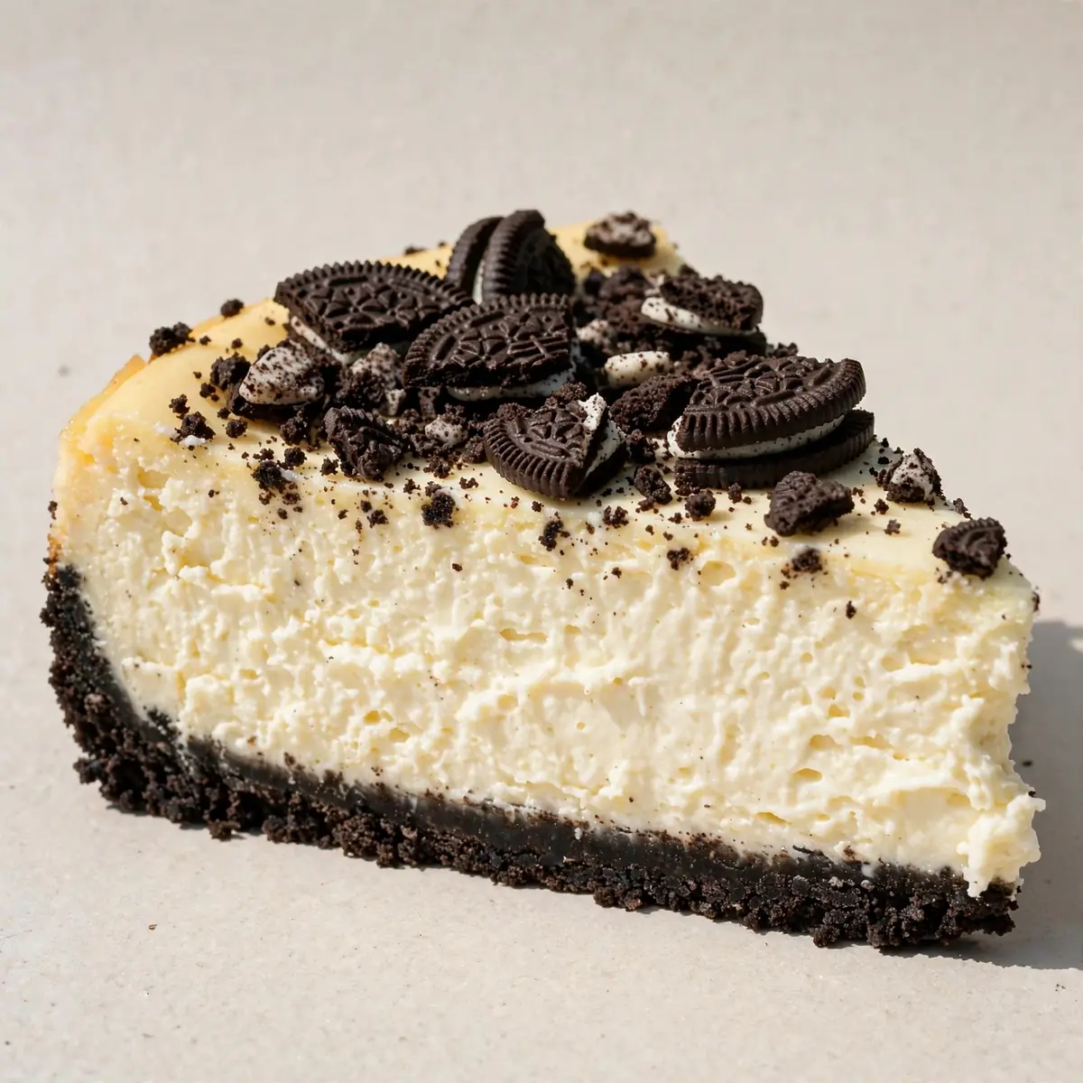 Classic Oreo Crust Cheesecake