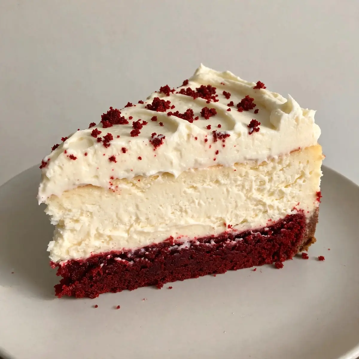Classic Red Velvet Cheesecake