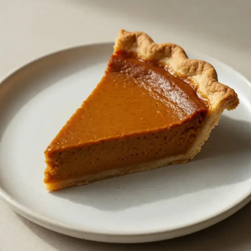 Classic Spiced Pumpkin Pie