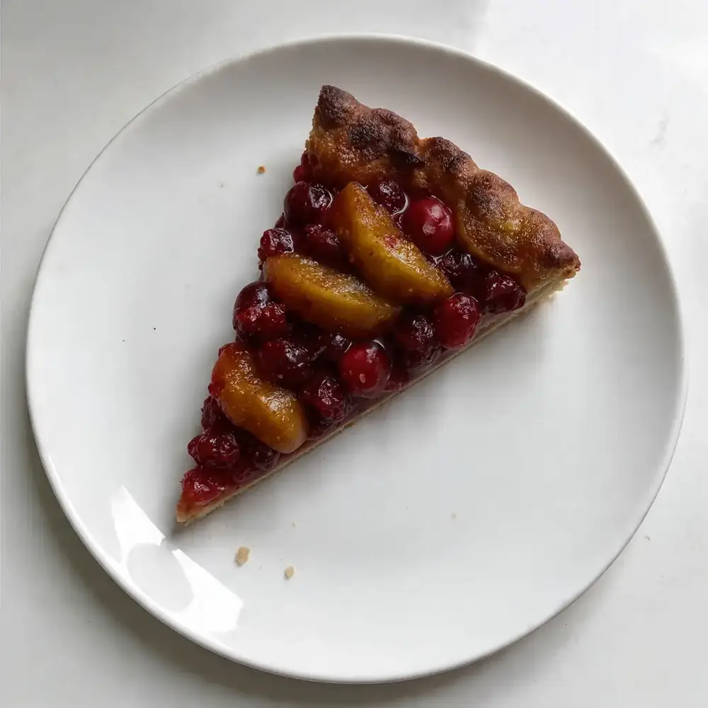Cranberry and Apple Tart