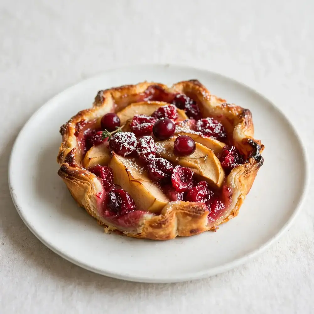 Cranberry Apple Tart