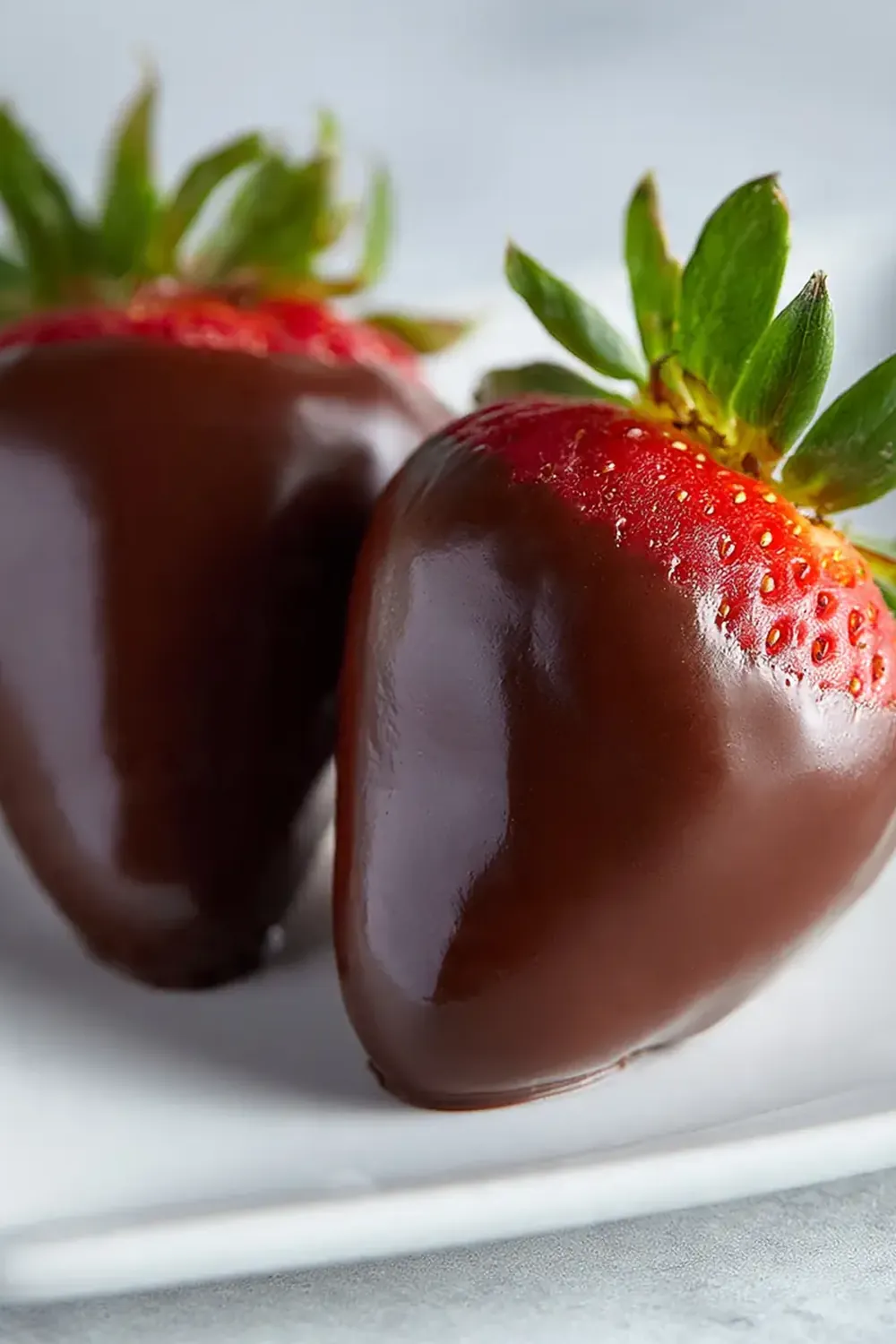 Creamy Chocolate Covered Strawberries Recipe