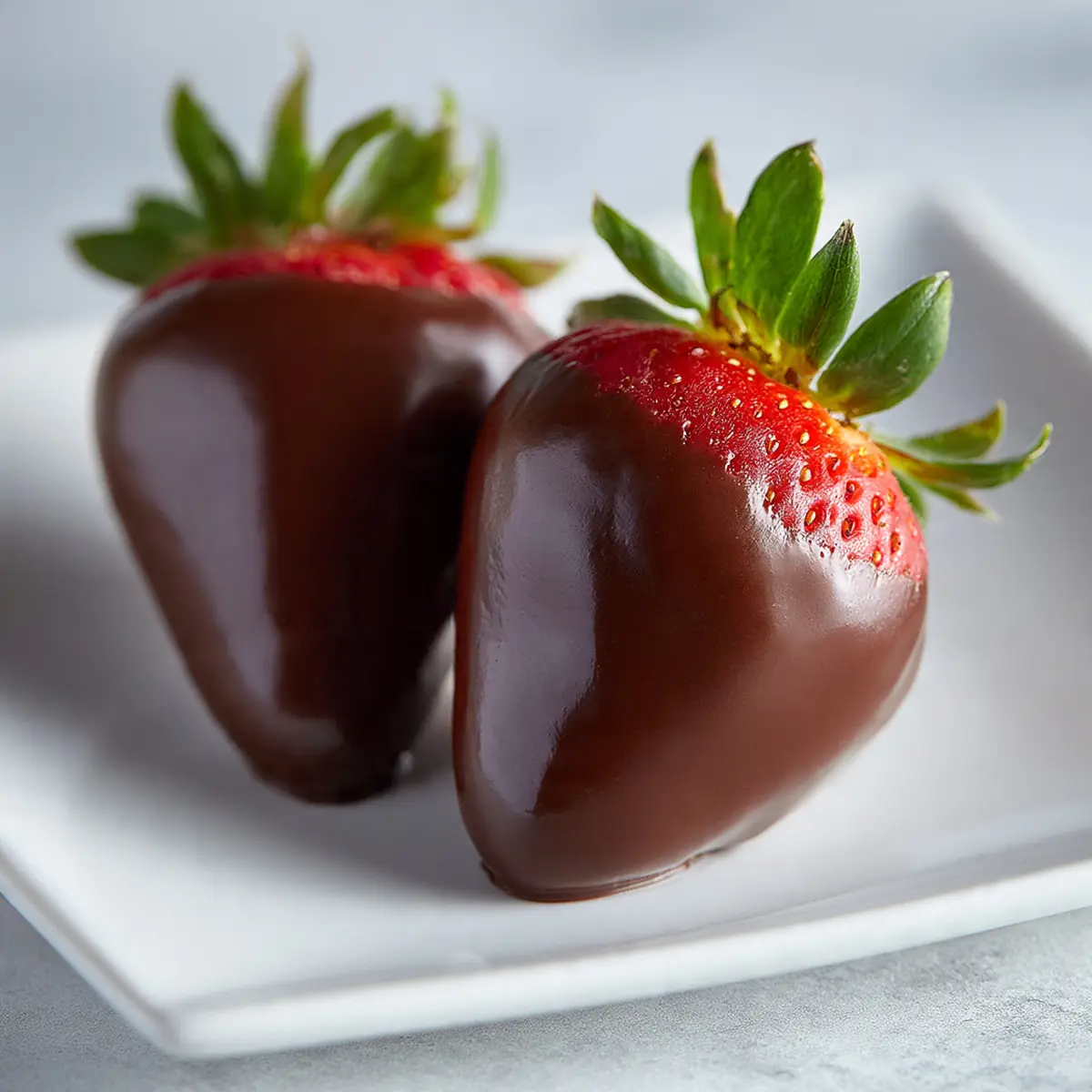 Creamy Chocolate Covered Strawberries Recipe