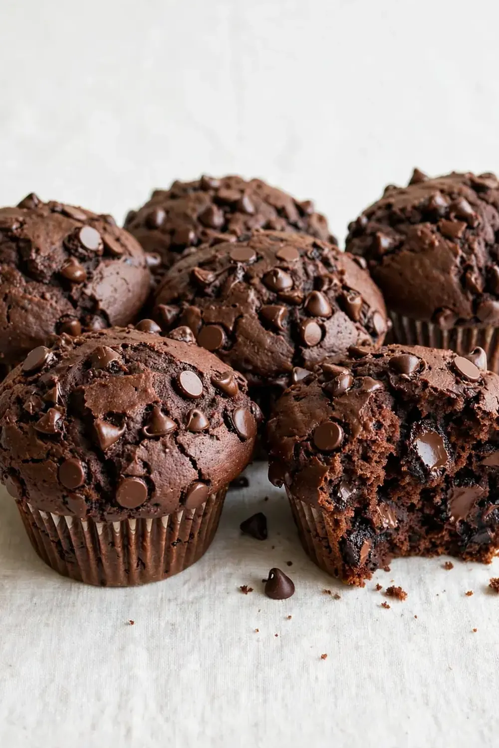Double Chocolate Chip Muffins