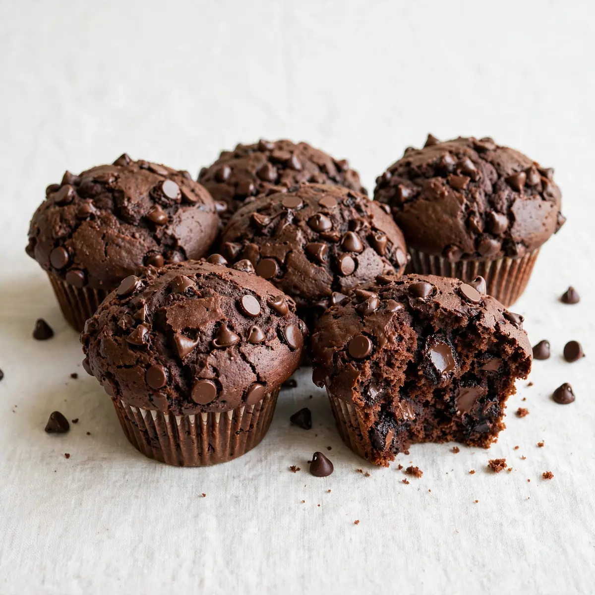 Double Chocolate Chip Muffins