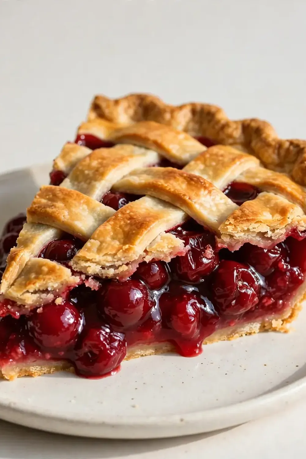 Cherry Pie with Lattice Top