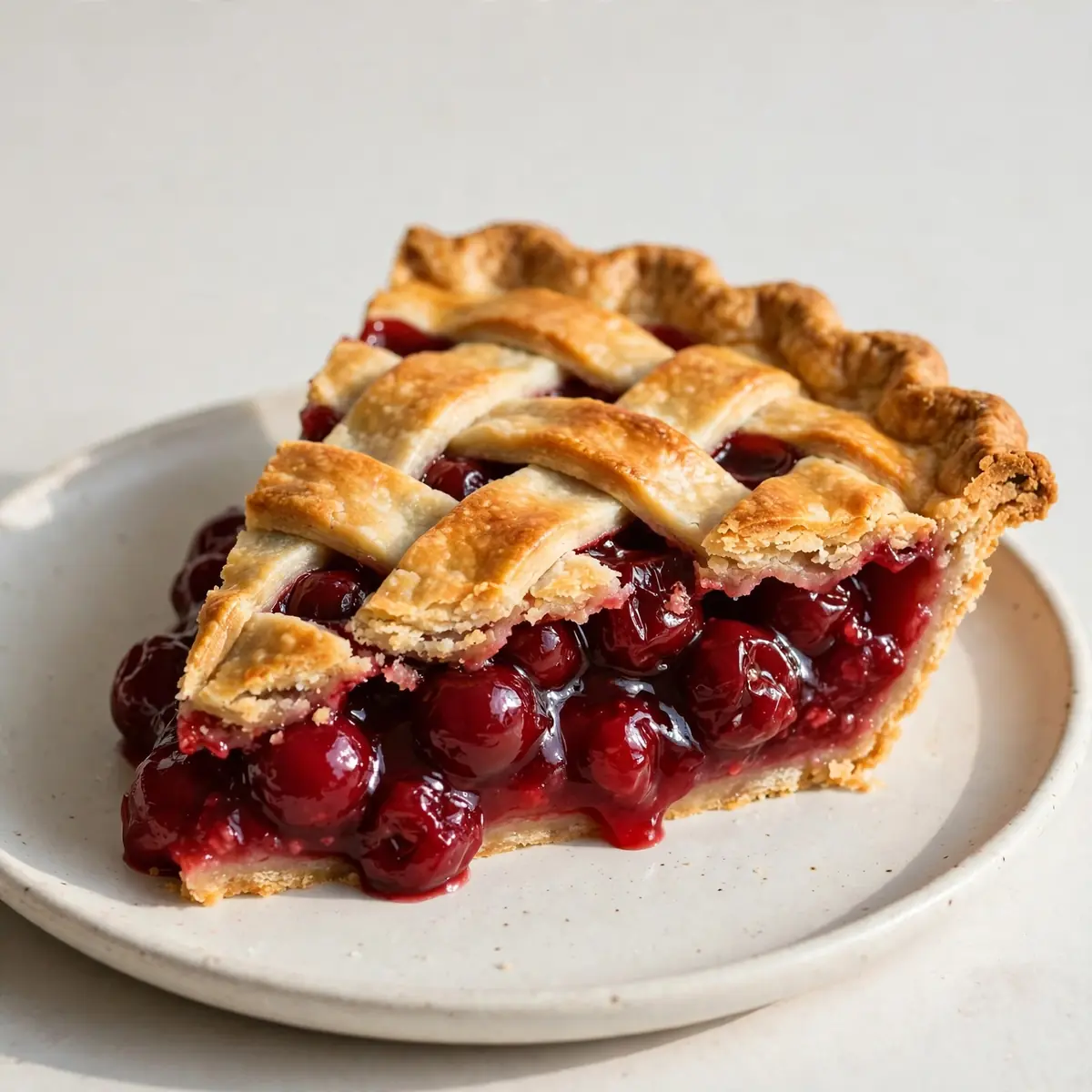 Easy Weeknight Cherry Pie with Lattice Top
