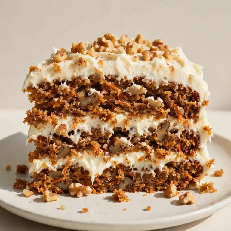 Easy Weeknight Spiced Carrot Cake with Cream Cheese Frosting