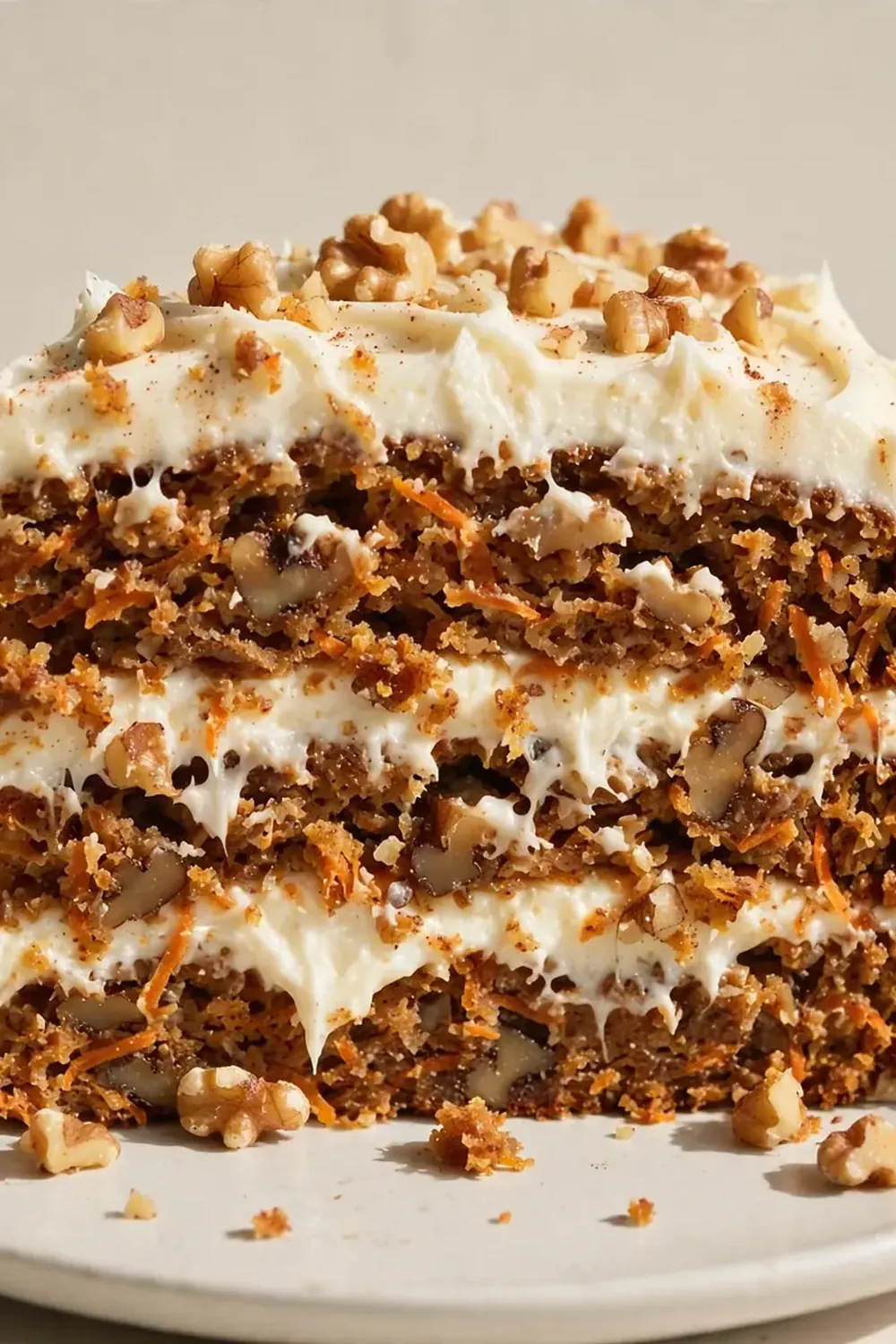 Spiced Carrot Cake with Cream Cheese Frosting