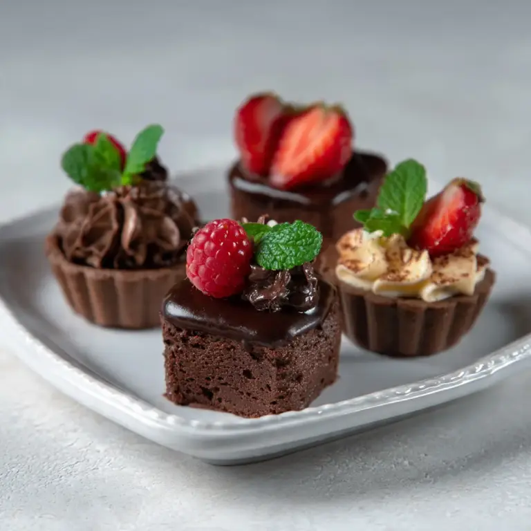 Elegant Mini Chocolate Desserts For Gatherings
