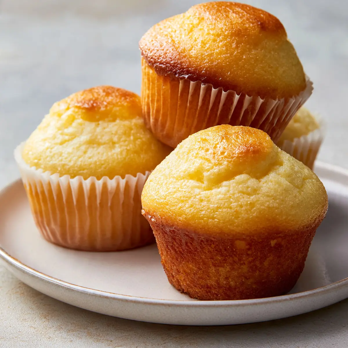 Fluffy 3 Ingredient Lemon Cupcakes Recipe