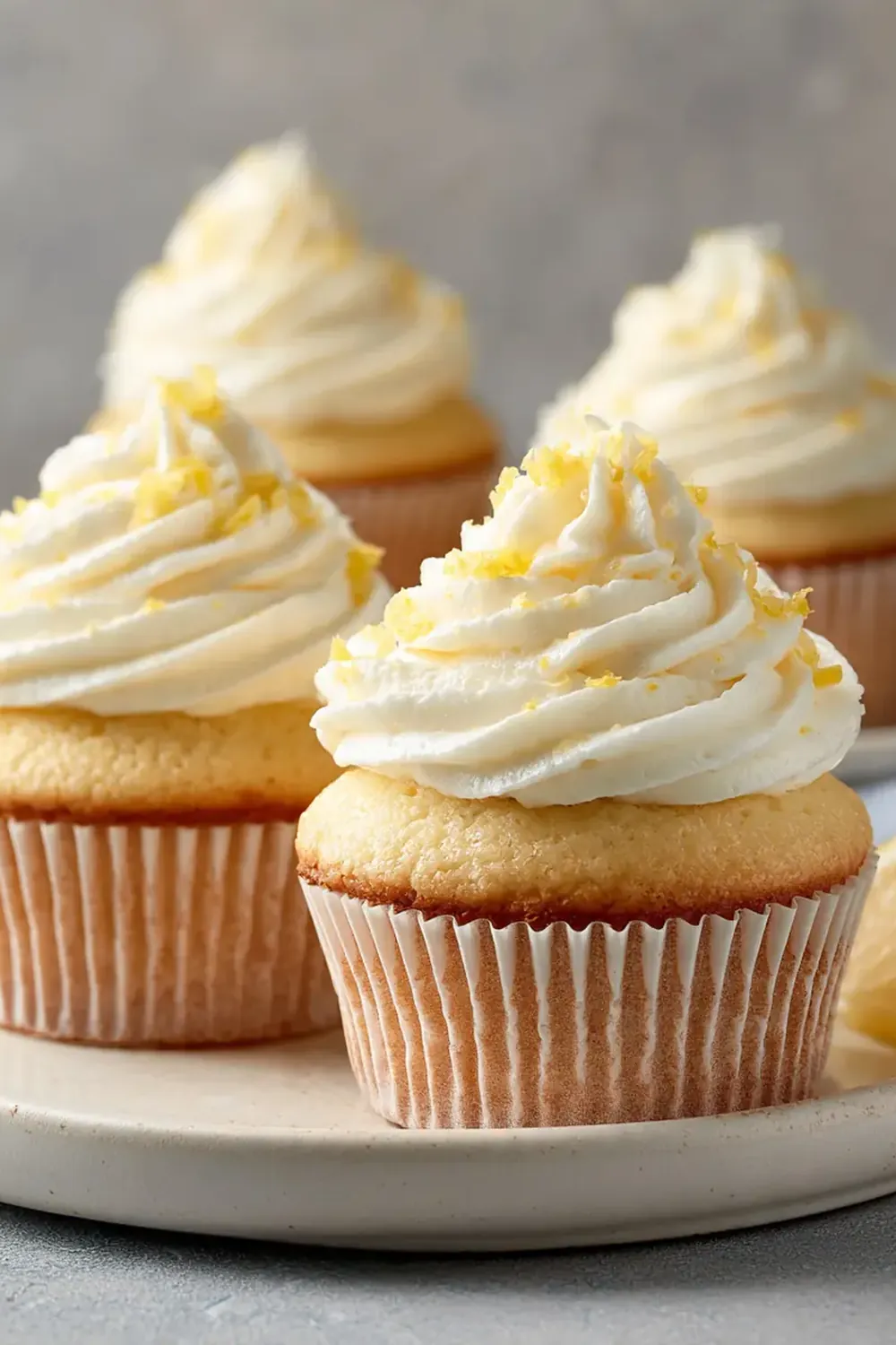 Fluffy 3 Ingredient Lemon Cupcakes Recipe