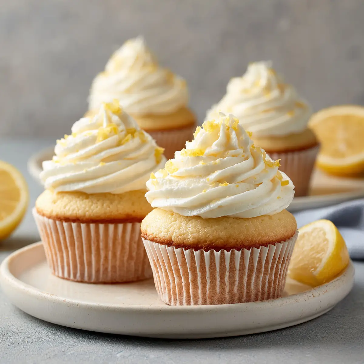 Fluffy 3 Ingredient Lemon Cupcakes Recipe