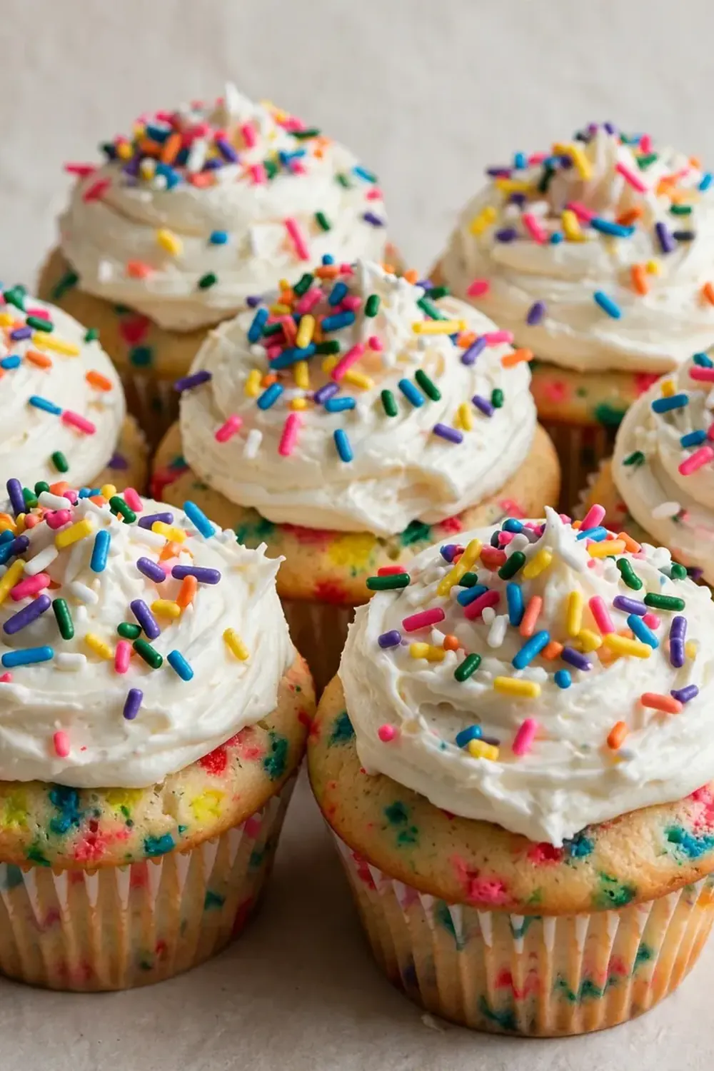 Funfetti Birthday Cupcakes
