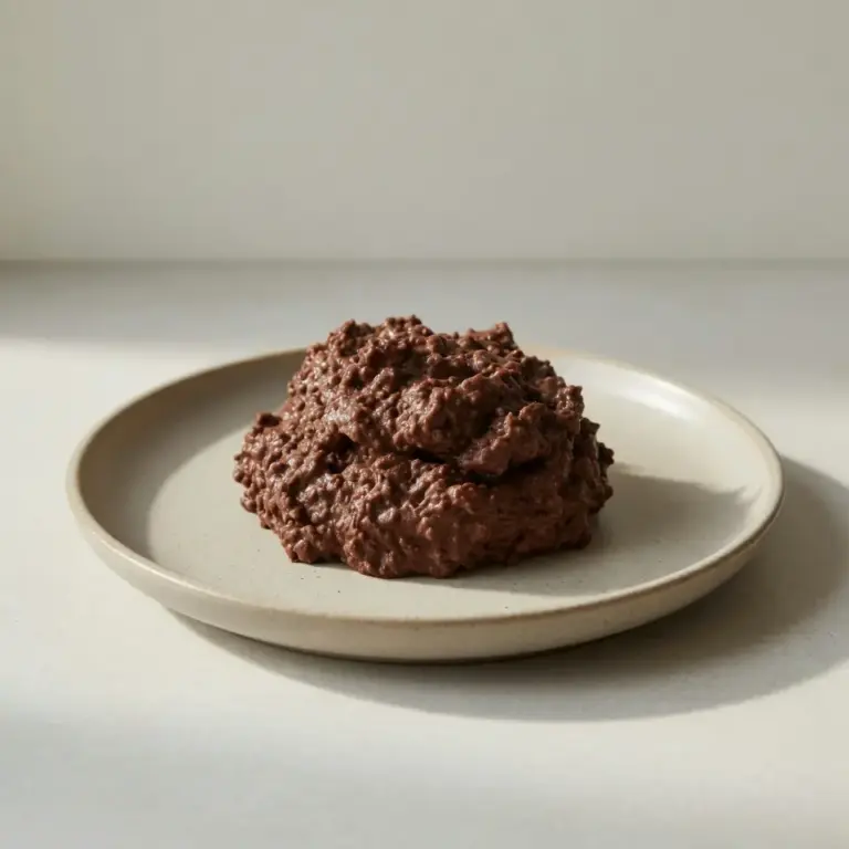 Healthy Cottage Cheese Chocolate Mousse Dessert