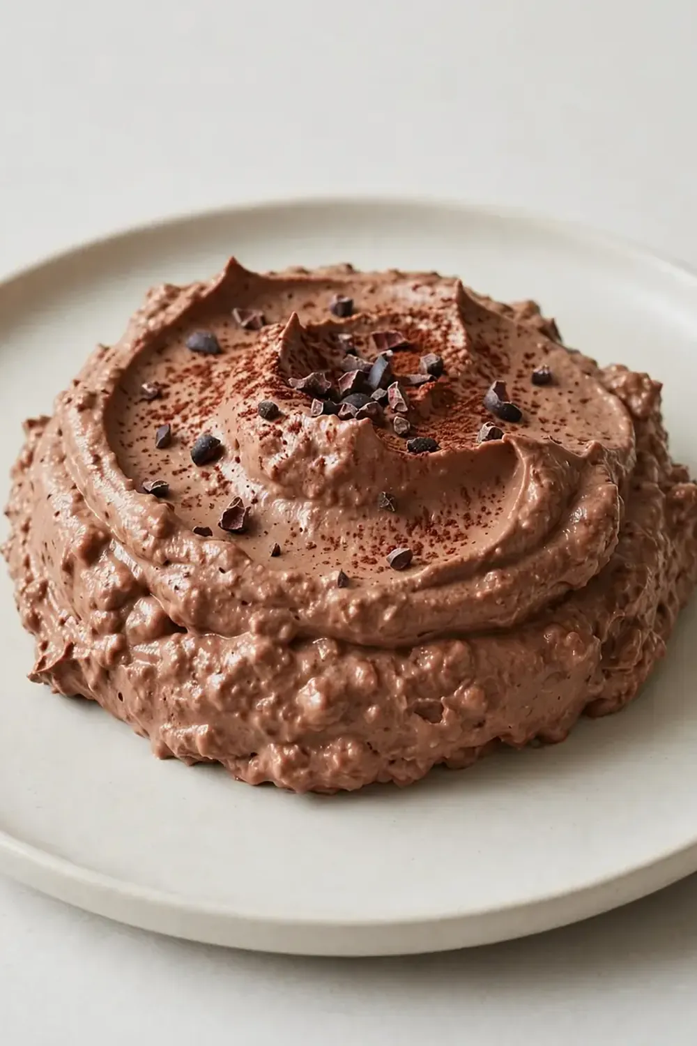 Healthy Cottage Cheese Chocolate Mousse Dessert