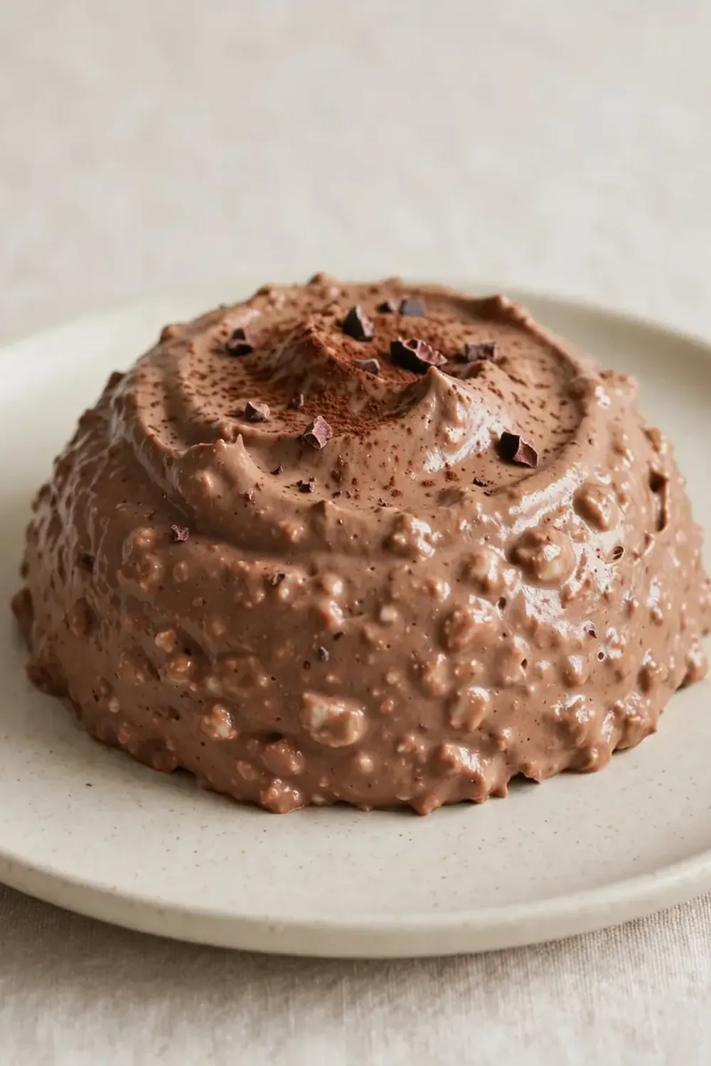 Healthy Cottage Cheese Chocolate Mousse Dessert