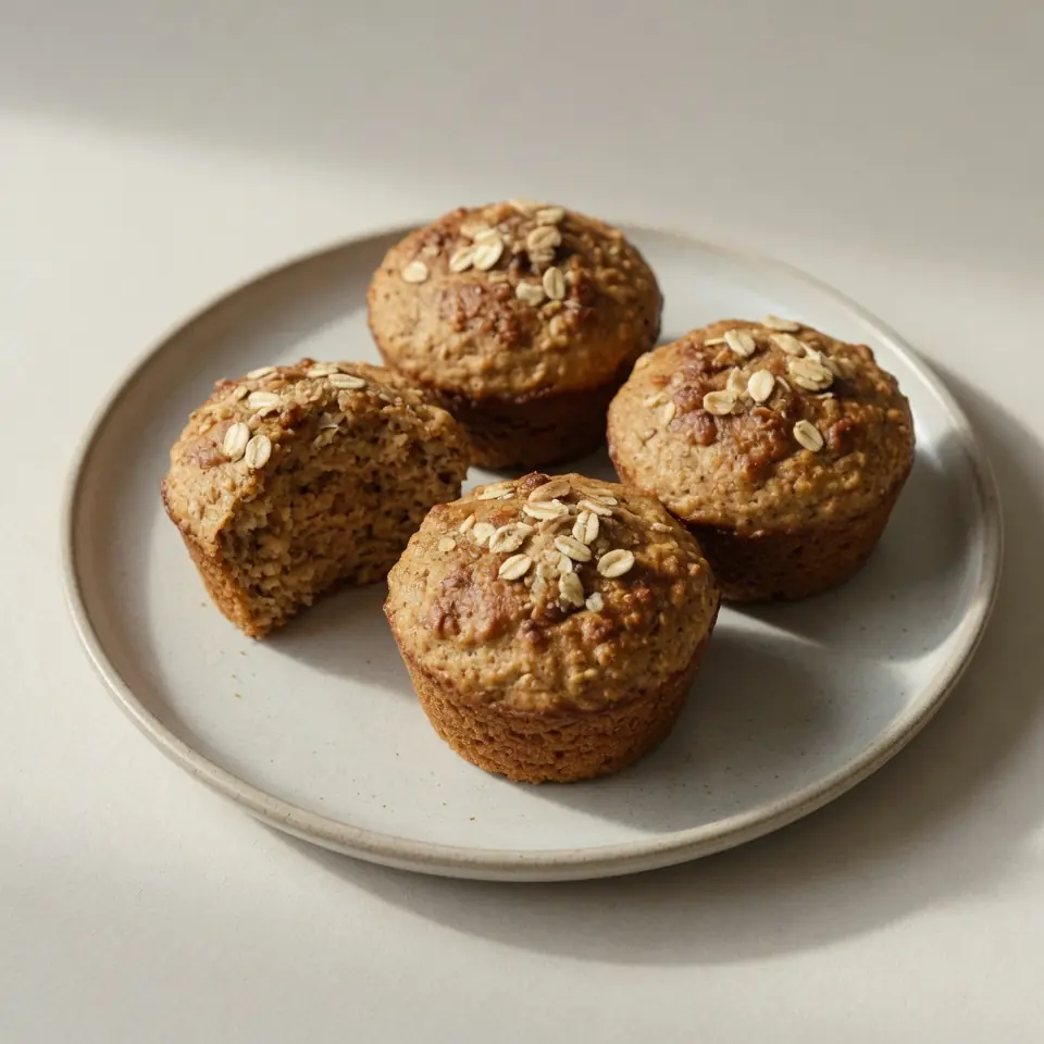 Healthy Peanut Butter Banana Muffins Recipe