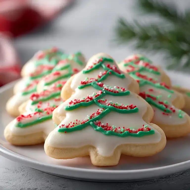 Holiday Christmas Tree Cookies For Festive Parties