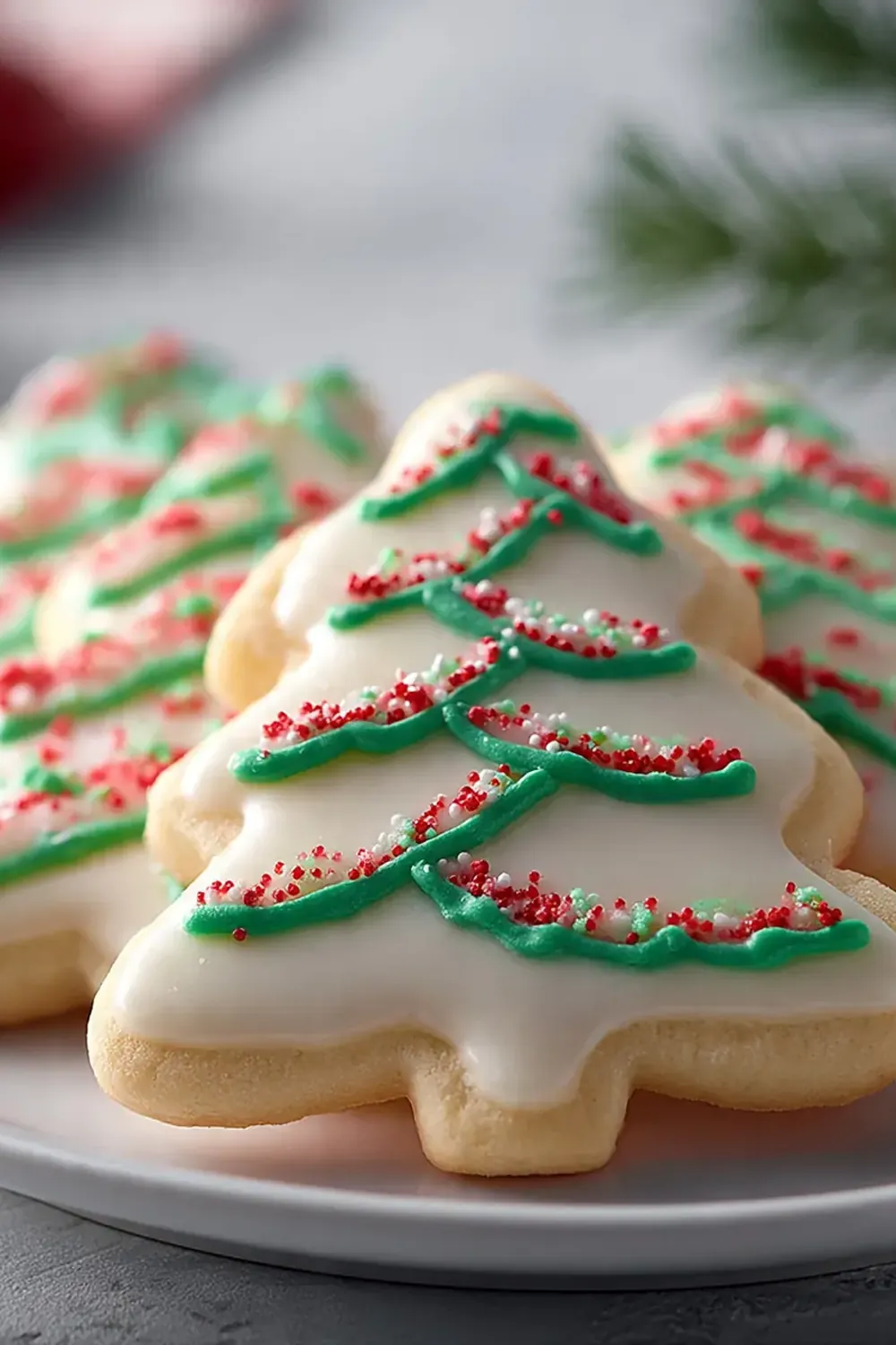 Holiday Christmas Tree Cookies for Festive Parties
