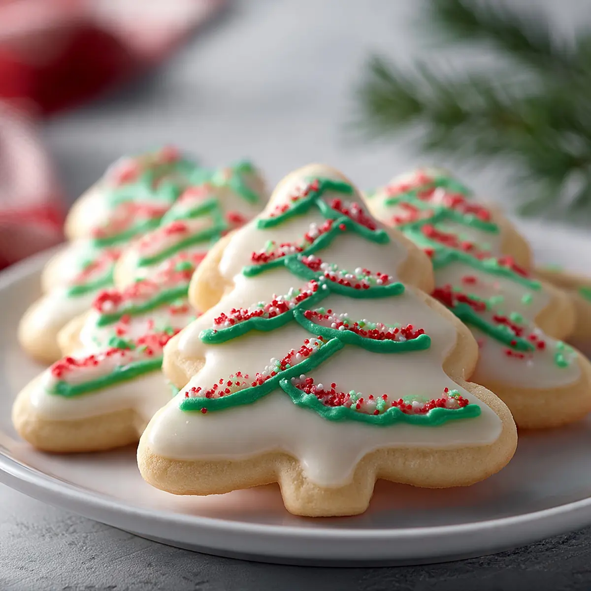 Holiday Christmas Tree Cookies For Festive Parties
