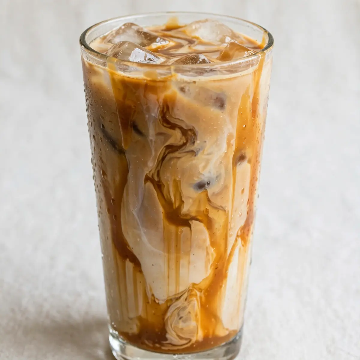 Homemade Iced Caramel Latte