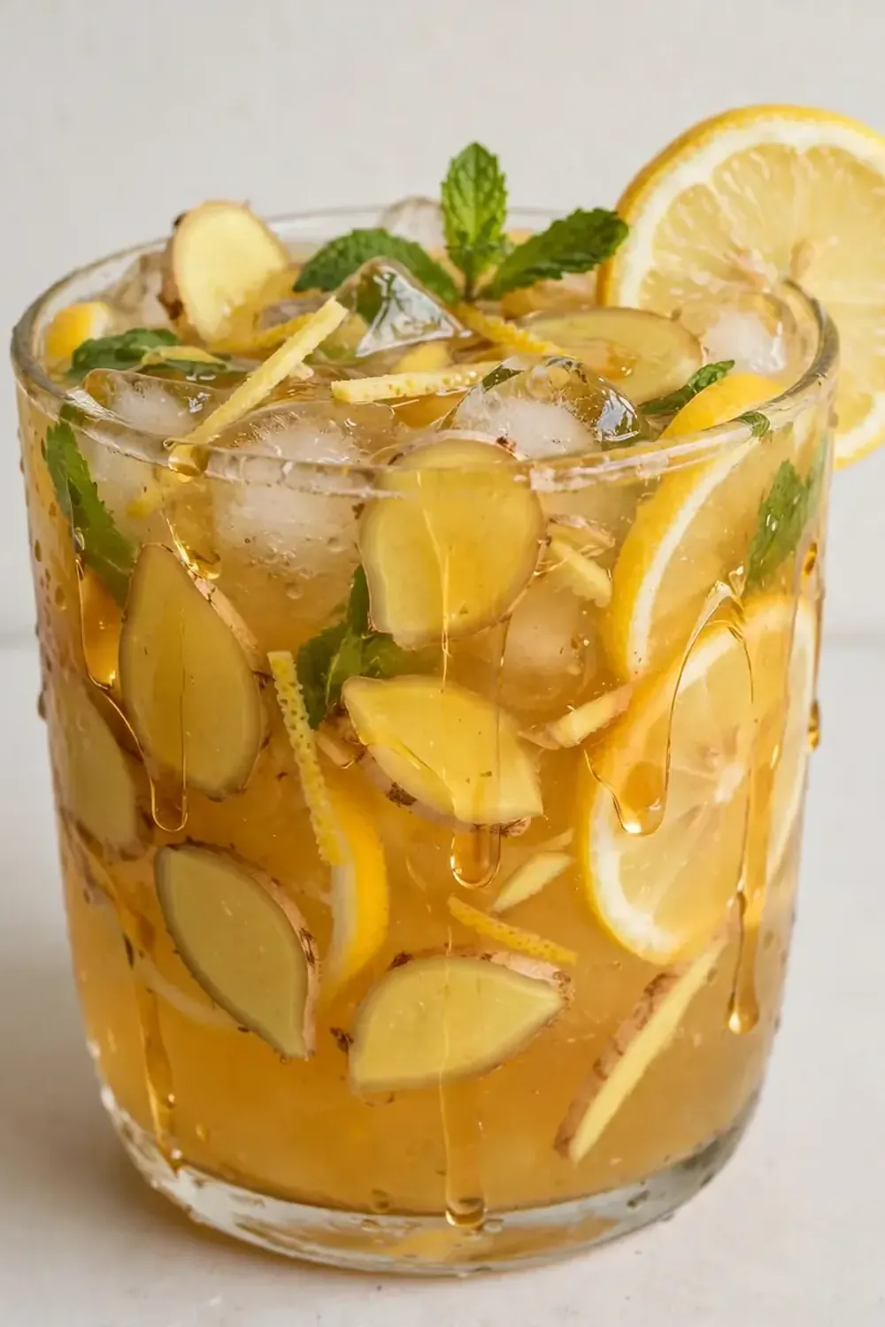 Honey Lemon Ginger Mocktail