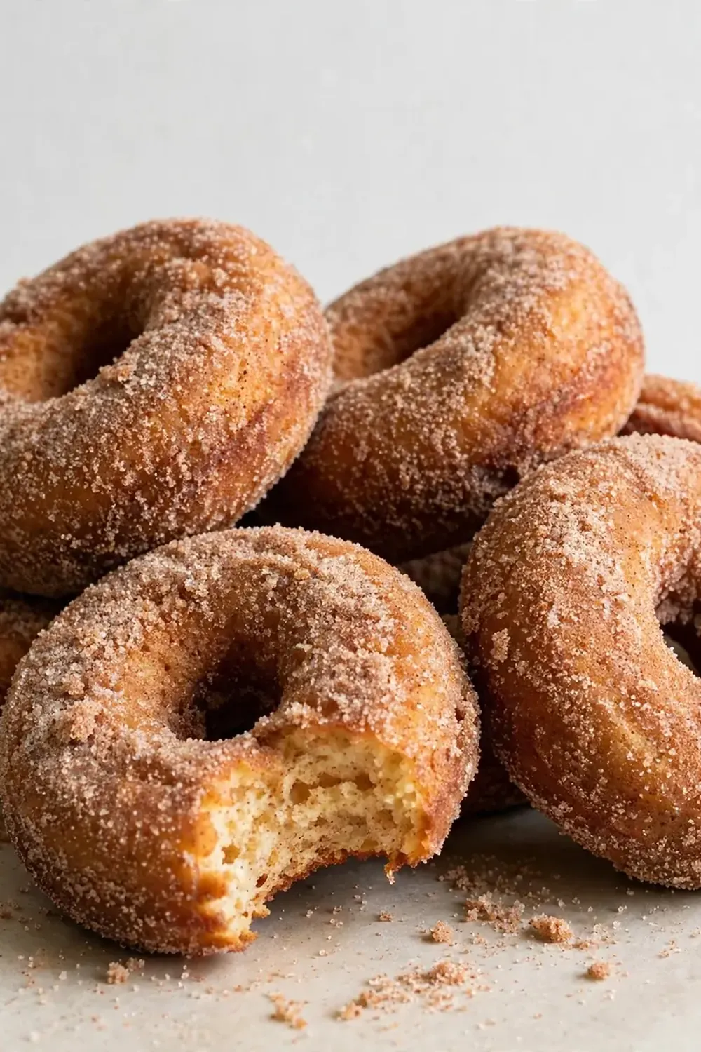 Cinnamon Sugar Cake Donuts