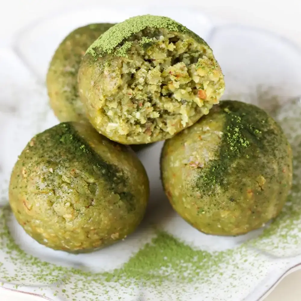 Matcha Green Tea Keto Bites