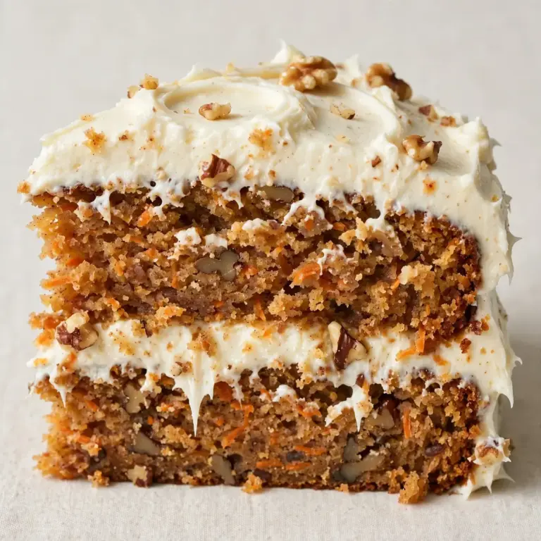 Moist Carrot Cake With Cream Cheese Frosting