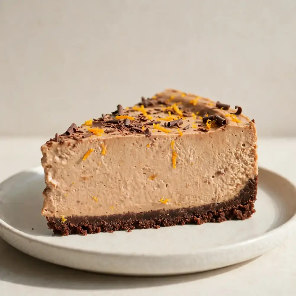 No-Bake Chocolate Orange Cheesecake