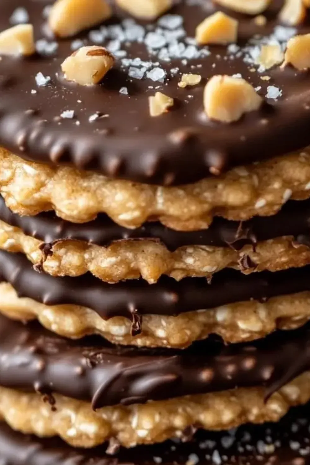 No-Bake Chocolate Peanut Butter Ritz Cookies