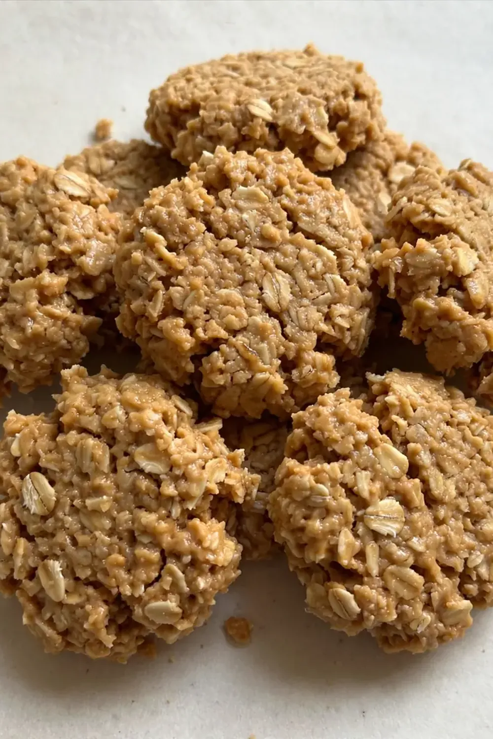 No-Bake Peanut Butter Oat Cookies