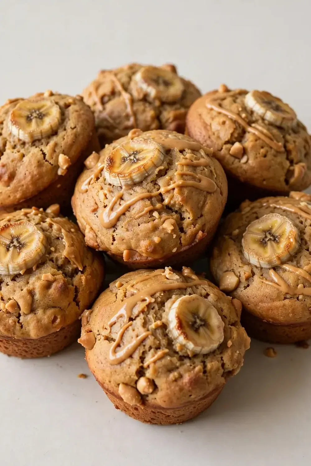 Peanut Butter Banana Muffins