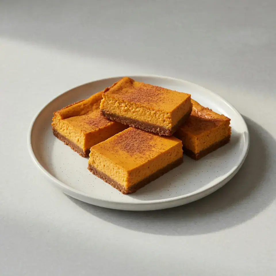 Pumpkin Cheesecake Bars